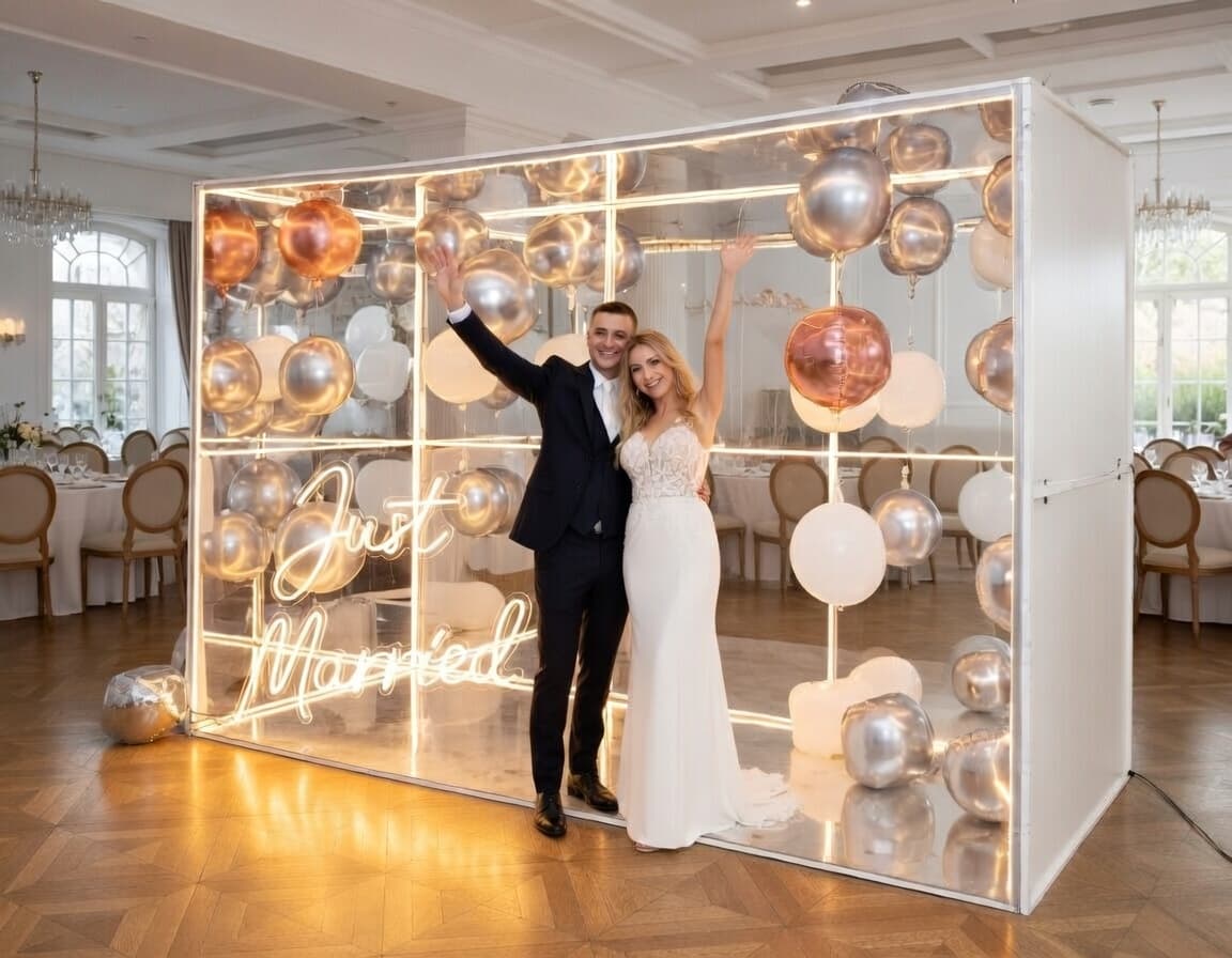 LED Spiegel Fotobox